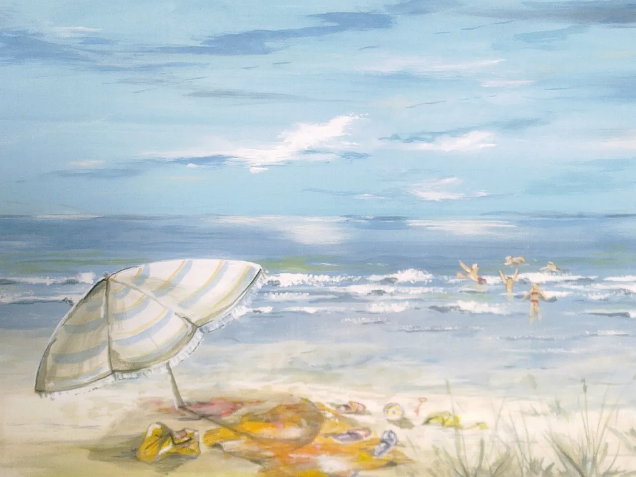 Maleri nr 43 60 cm X 80 cm